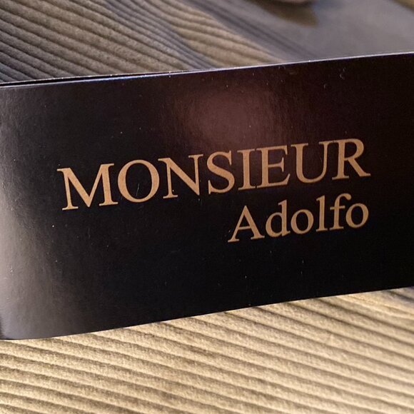 NWT Monsieur Adolfo Green Tan Corduroy 2 Button Blazer Size 44R - Picture 4 of 6